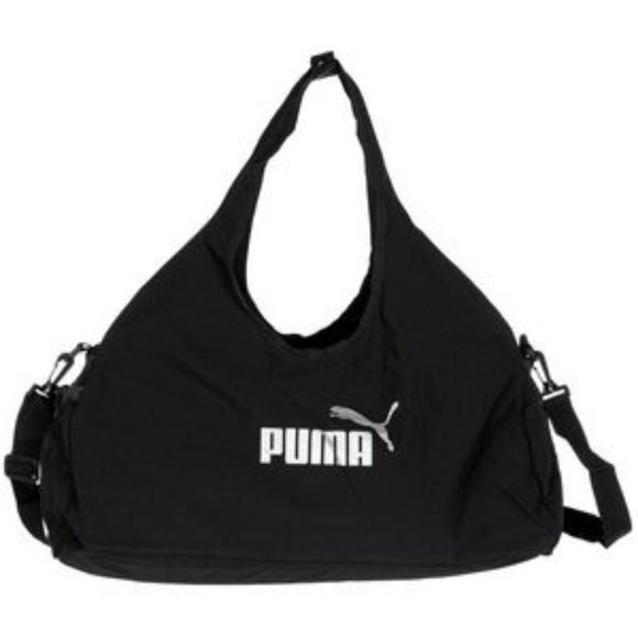 Puma Logo Knockout Duffle Bag  21" X 10.5" Black NEW/NWT! - Picture 1 of 9